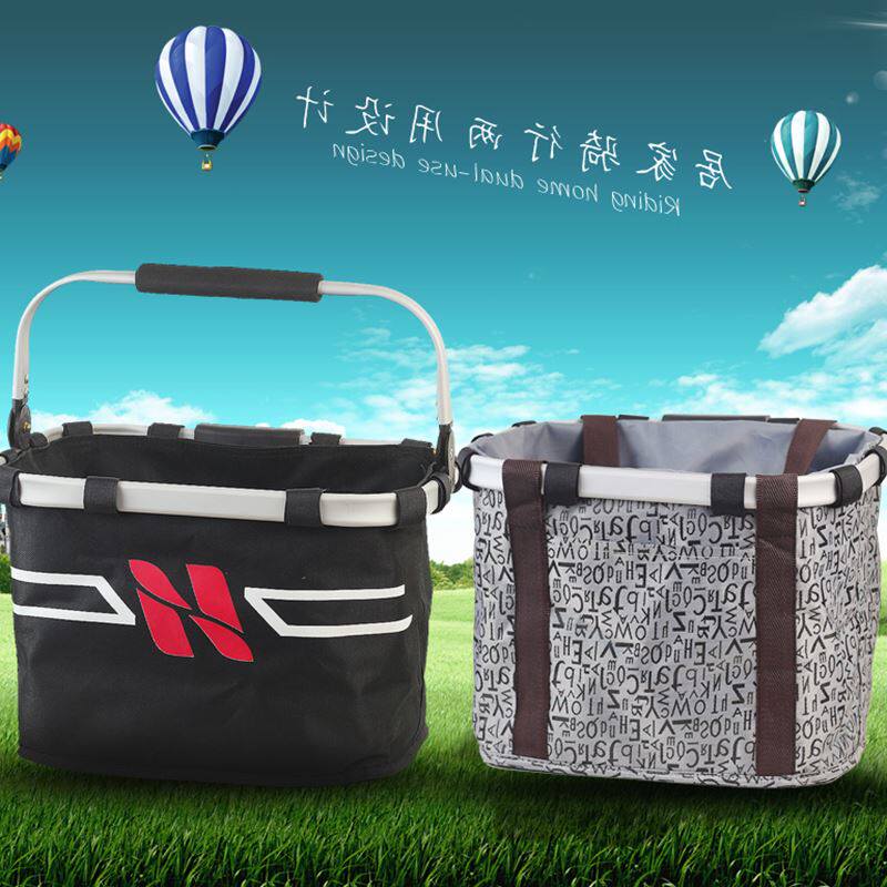 Panier pour vélo en toile - Ref 2258335 Image 3