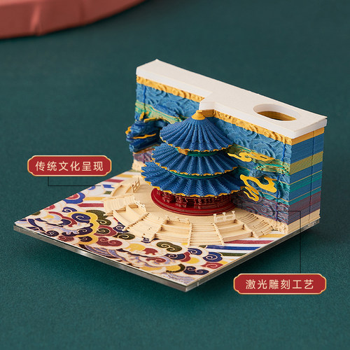 祥云天坛祈年殿北京建筑3D立体