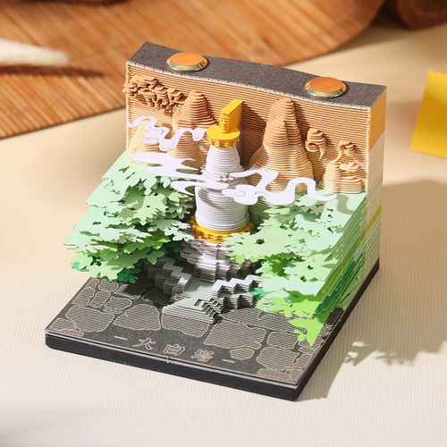 山西系列景点纸雕文创