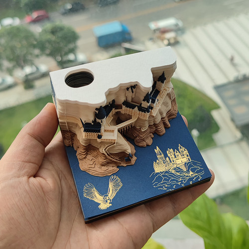 立体便签哈利波特城堡手撕日历