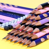 Дисней, детский треугольный карандаш с выемками для пальцев для школьников для детского сада, подходит для начинающих