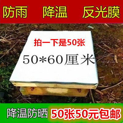 蜂具 蜂箱大盖反光膜 防水防晒膜 防雨布蜂箱隔热膜 一卷50张包邮