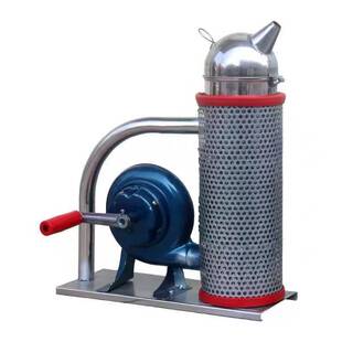 喷烟器手摇式不锈钢鼓风机大号熏烟器养蜂工具蜜蜂驱蜂喷烟壶新品