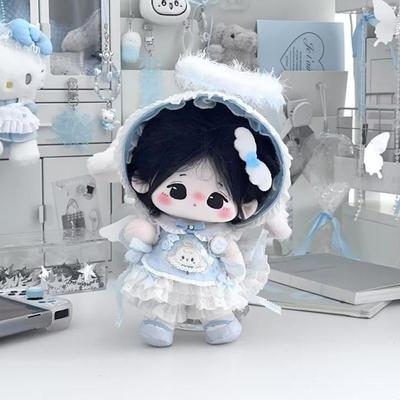 现货园长裤茶茶天使小羊20cm棉花水色娃衣可爱少女套装原创无属性