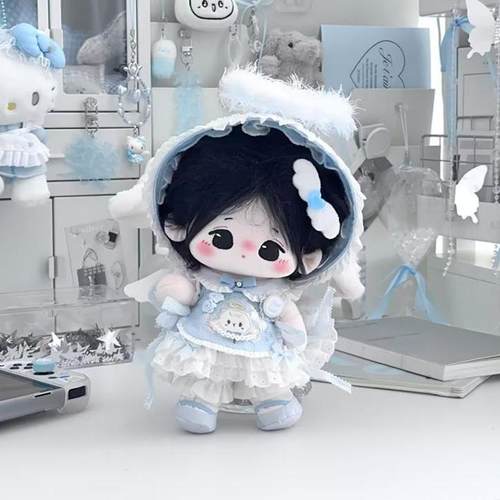 现货园长裤茶茶天使小羊20cm棉花水色娃衣可爱少女套装原创无属性