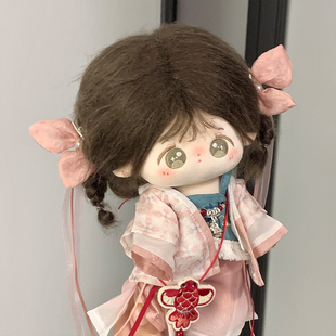 现货可奈造物采莲赋20CM棉花娃娃宋制娃衣古风套装无属性换装玩具