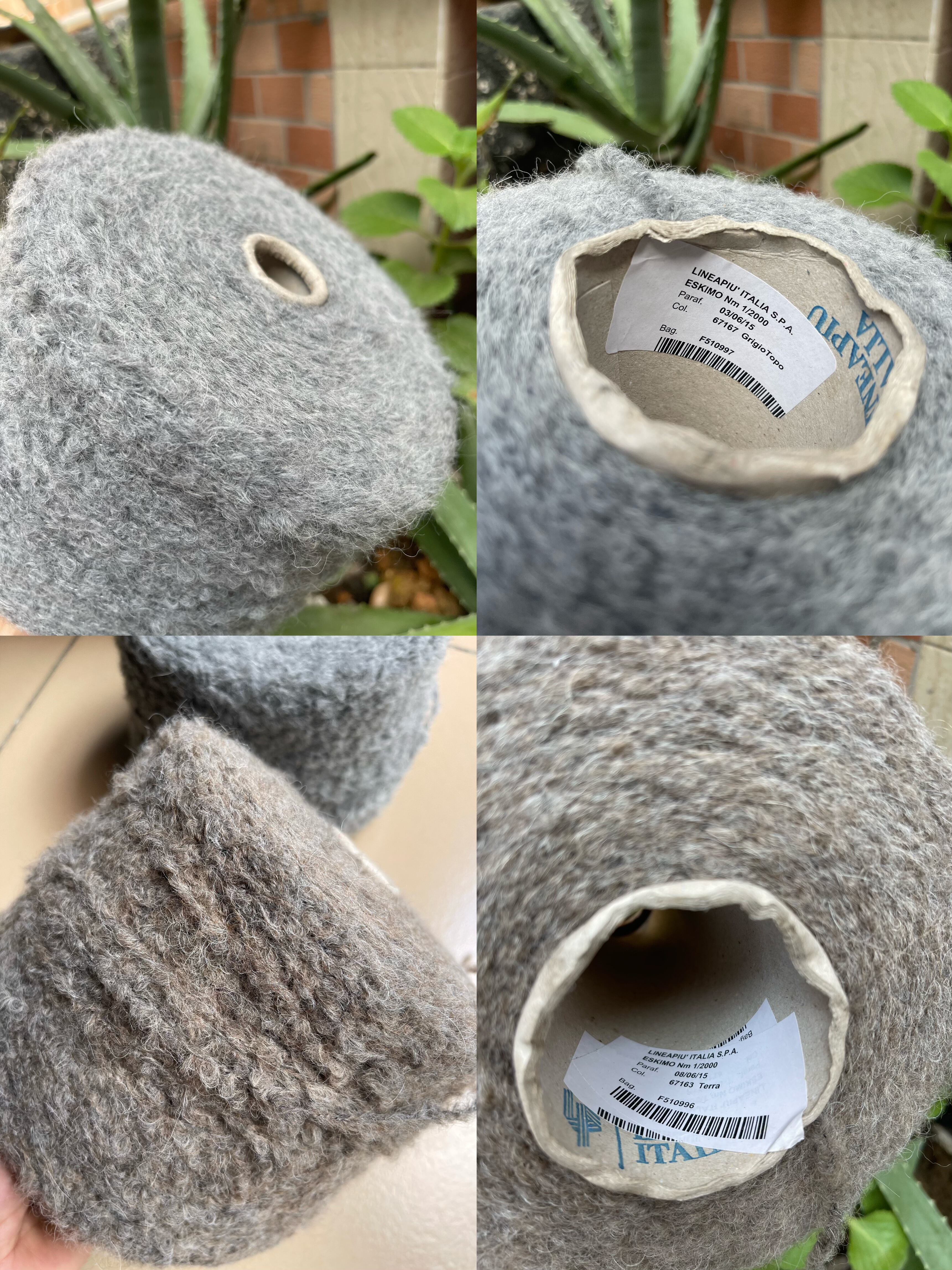 意大利凌厉品牌 原桶羊驼毛羊毛大圈圈 中粗圈圈毛 手编毛衣帽子
