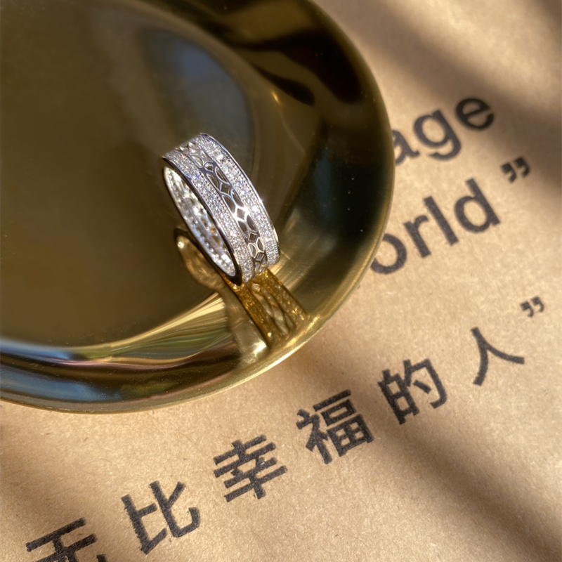 轻奢设计感925纯银戒指高级小众