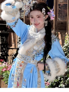 新款苗疆少女服装少数民族苗族公主服装演出广西三月三日常秋冬款