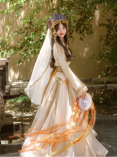 新款影楼主题服装楼兰公主民族风西域凤凰古城旅拍超仙异域风摄影