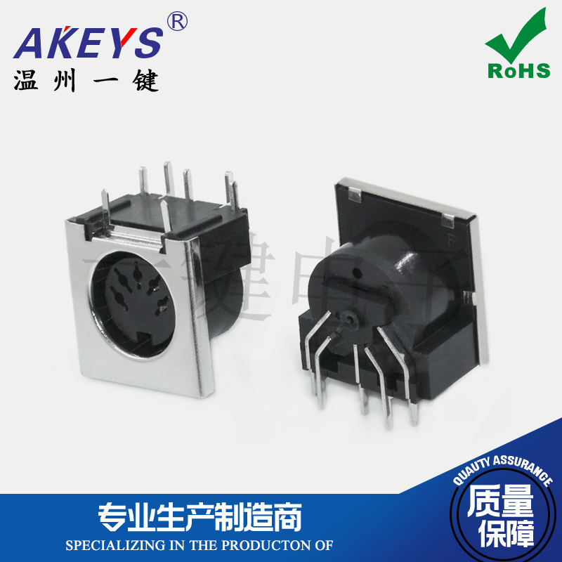 方形端子连接器插座DIN母座