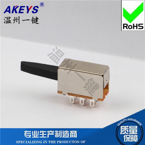 品质保证直键无锁开关6p孔脚