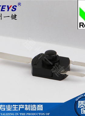 YT-1712-223C强光手电筒电源开关两开两关温州一键按钮自锁连接器