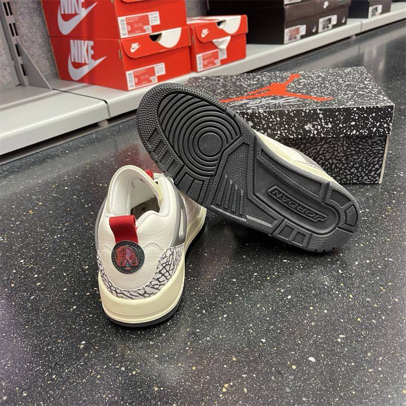 Nike耐克男鞋2025新款Spizike爆裂纹简版AJ4复古篮球鞋FQ1759-116