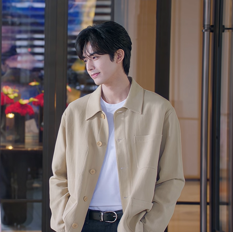 骄阳似我宋威龙林屿森同款衣服2026春秋新款韩版休闲夹克外套男