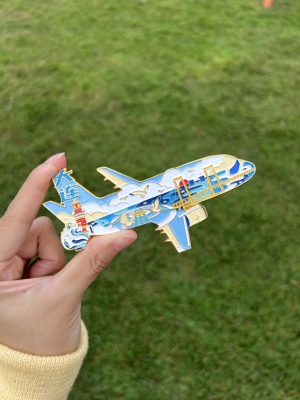 大连飞机磁吸冰箱贴金属文创纪念品礼物伴手礼送朋友送闺蜜送长辈