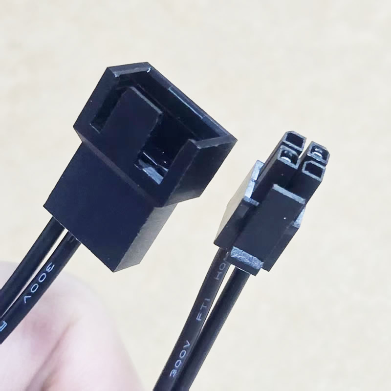 戴尔服务器散热风扇电源线 小4P转普通风扇4Pin FAN 散热器供电线