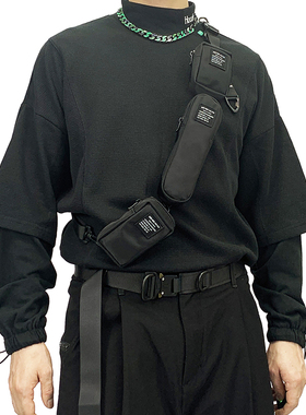 MEDKAI机能模块收纳小包挂脖斜挎手机包喷雾瓶自拍杆包耳机包袋潮