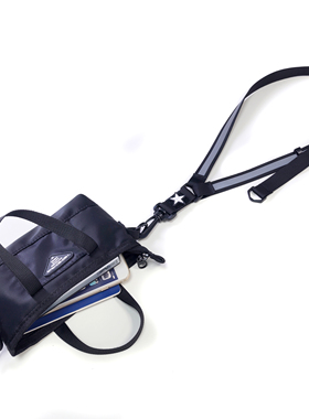 MEDKAI手机包反光布可调节挂脖绳卡片零钱包耳机包便携收纳小包新