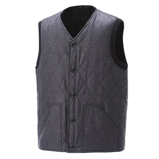 Débardeur homme Cotton vest pour hiver - Ref 1583920 Image 3