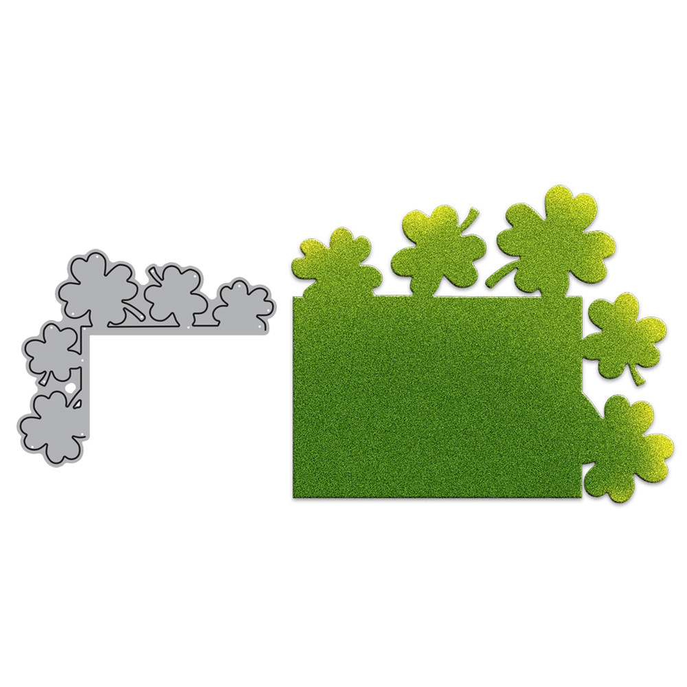 春季系列幸运四叶草diy金属压花切割刀模碳钢剪纸模板cutting die