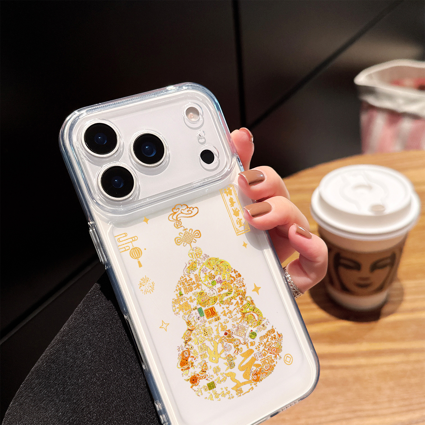 适用苹果17手机壳iphone17promax百福葫芦16promax国潮15pro创意14透明13新款air高级感12软硅胶11超薄保护套