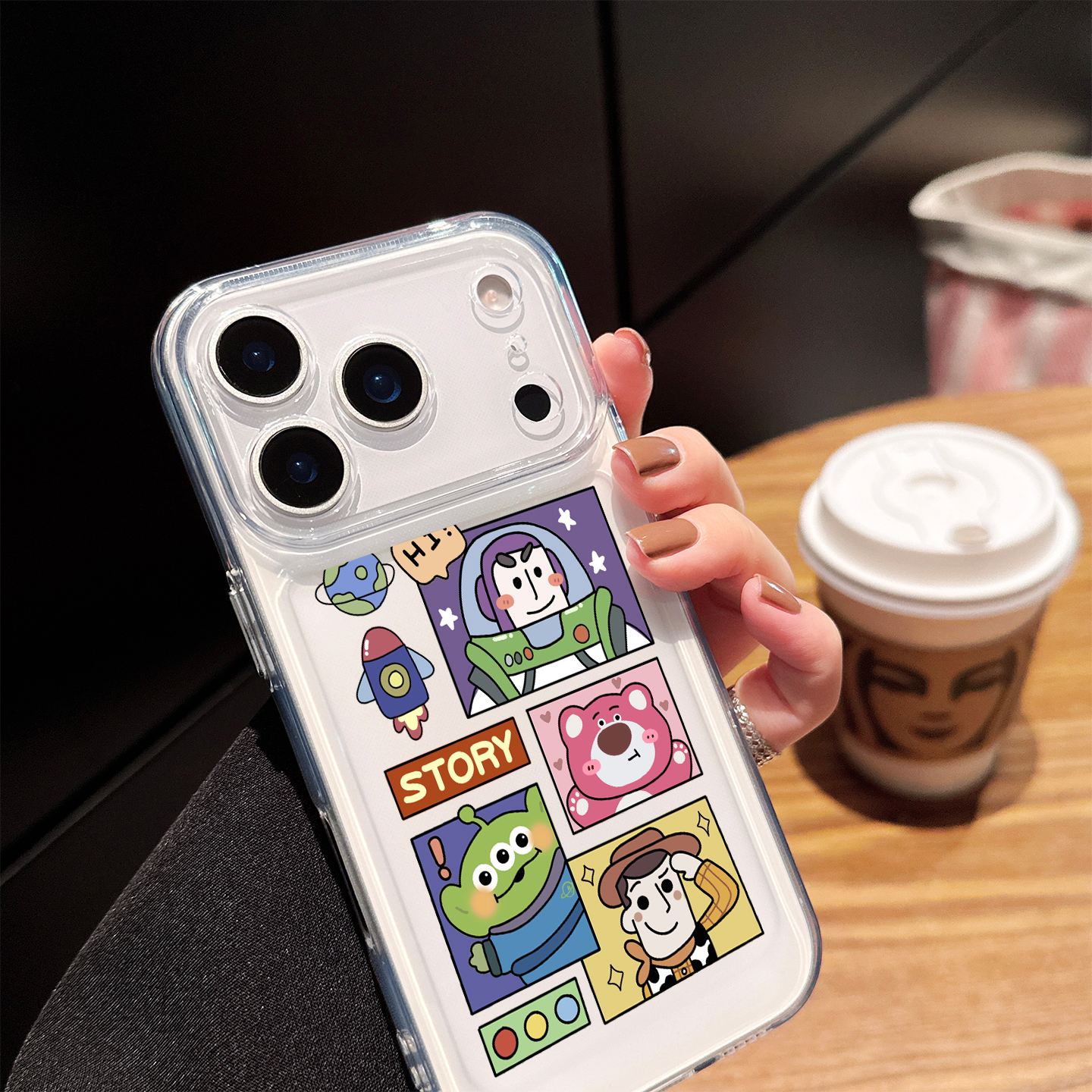 适用苹果17pro手机壳iphone17promax巴斯光年16promax卡通可爱15新款个性14透明air软硅胶13超薄12防摔保护套