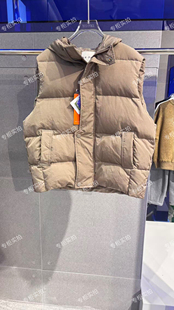 MHP麦哈派新款冬款男童女童儿童羽绒马甲带帽休闲保暖外套255092