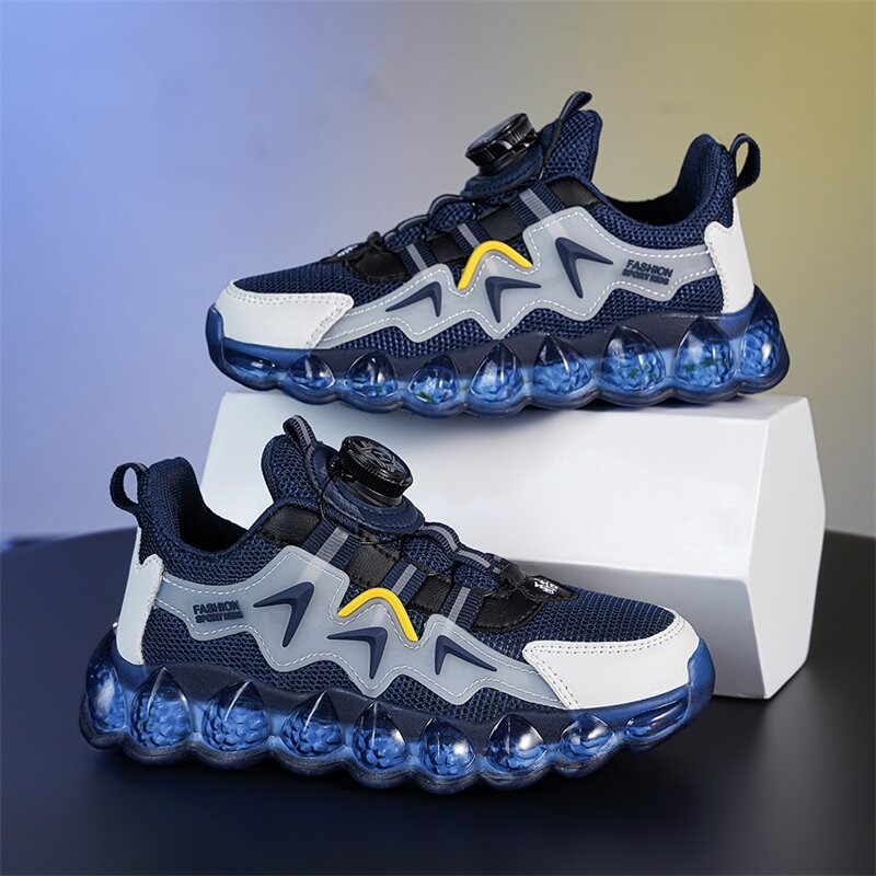 ABCKINGS儿童透气运动纽扣老爹鞋