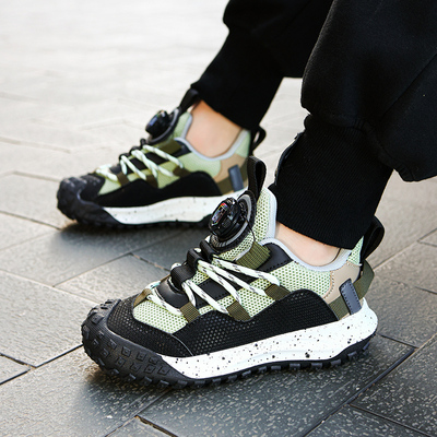 男童春秋款网面透气运动户外鞋子