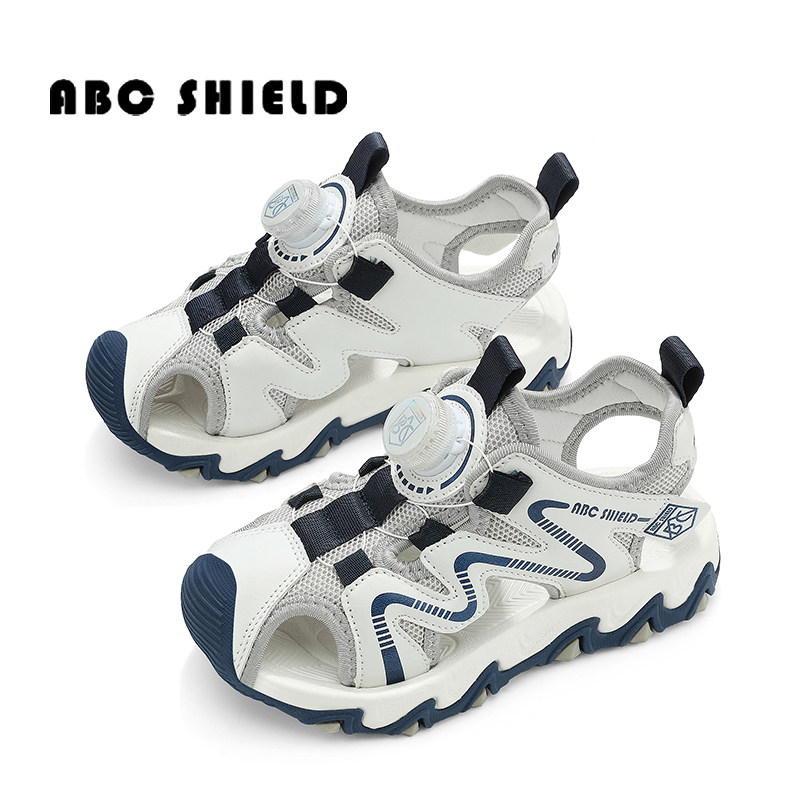 ABCSHIELD男童包头防撞带灯凉鞋