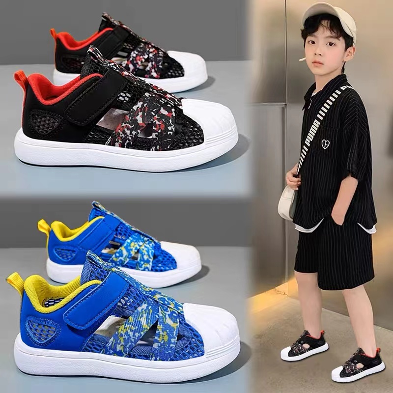 ABCkings儿童透气运动镂空框子鞋