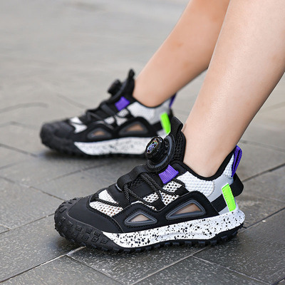 男童单网鞋子夏款镂空防滑框子鞋