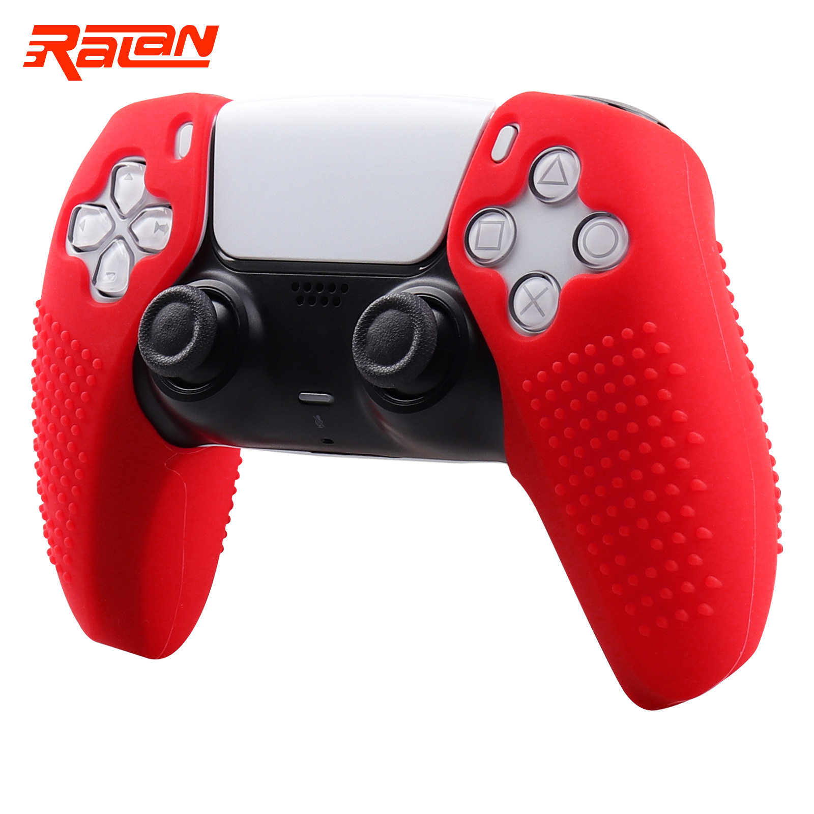 PS5 핸들 실리콘 커버 좌우 분할 핸들 실리콘 커버 약간의 고급스러운 느낌을 주는 미끄럼 방지 핸들 보호 커버