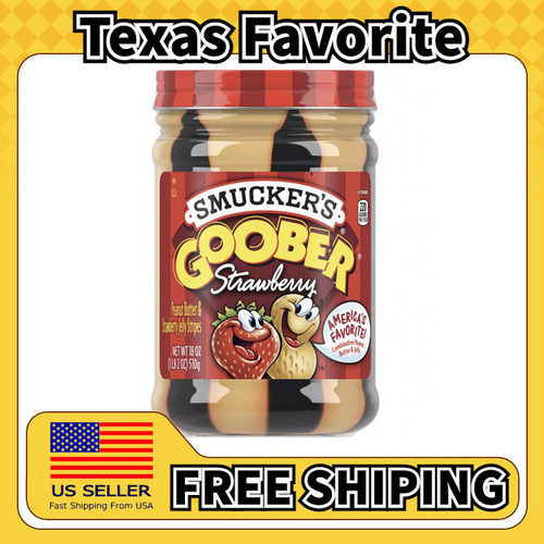 美国直邮Smucker's Goober Jelly早餐面包花生酱水果果酱 510g