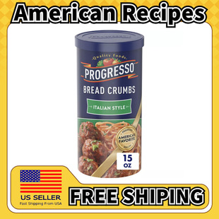 美国直邮Progresso意大利风格面包屑美式烹饪调味料425g