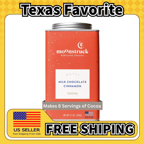 美国直邮Moonstruck Chocolate Milk 巧克力肉桂杏仁牛奶热可可粉