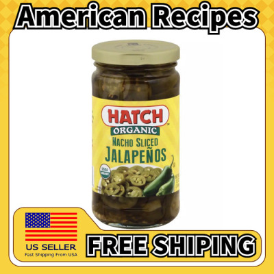 美国直邮Hatch Organic Nacho Sliced Jalapenos墨西哥辣椒片340g