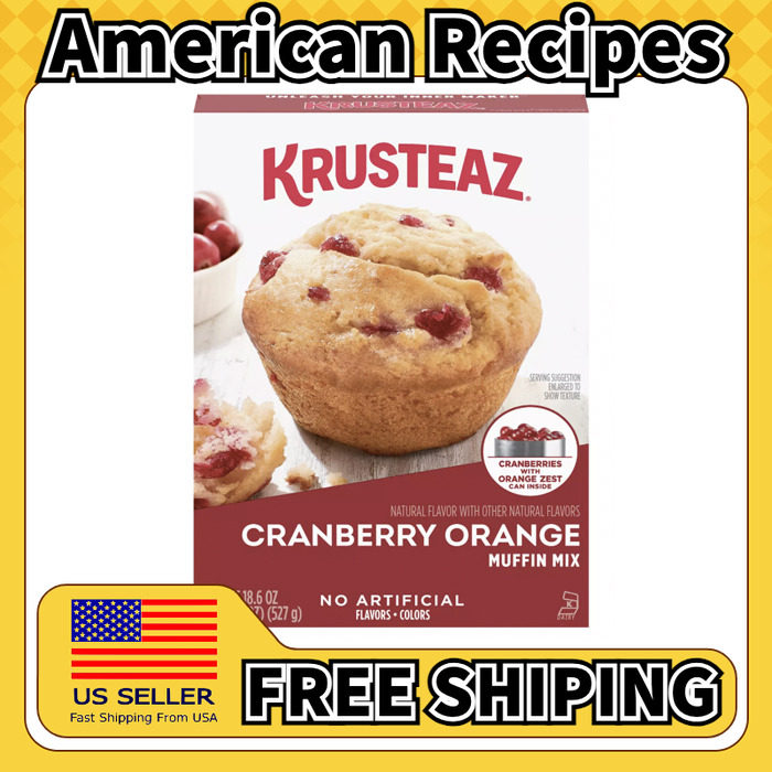 美国直邮Krusteaz Cake Muffin Mix 奶酪肉桂蛋糕玉米松饼预拌粉