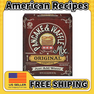 美国直邮HEB Complete Pancake Waffle Mix 美式煎饼华夫饼预拌粉