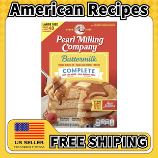 美国直邮Pearl Milling Company Waffle Mix美式煎饼华夫饼预拌粉