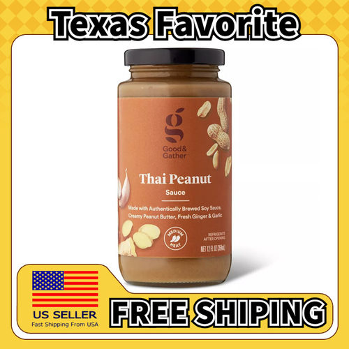 美国直邮Good Gather Thai Peanut Sauce 泰式花生酱 354g