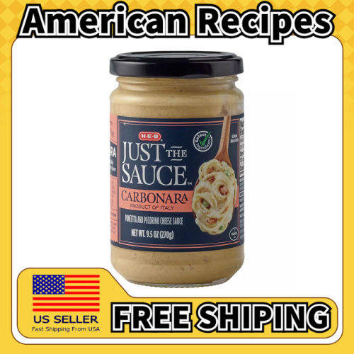 美国直邮HEB Just the Sauce Carbonara 培根蛋面酱汁270g