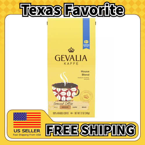 美国直邮Gevalia House Ground Coffee 混合中深烘焙研磨咖啡340g