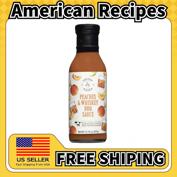 美国直邮Fischer & Wieser Sauce 桃子是拉差芥末酱烧烤酱辣椒酱