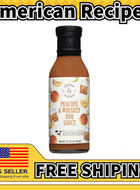 美国直邮Fischer & Wieser Sauce 桃子是拉差芥末酱烧烤酱辣椒酱