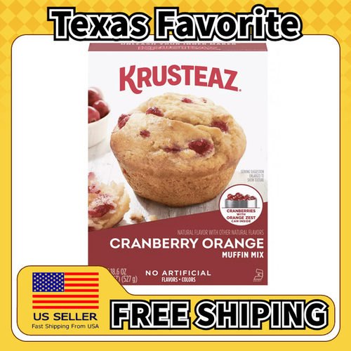美国直邮Krusteaz Cake Muffin Mix 奶酪肉桂蛋糕玉米松饼预拌粉