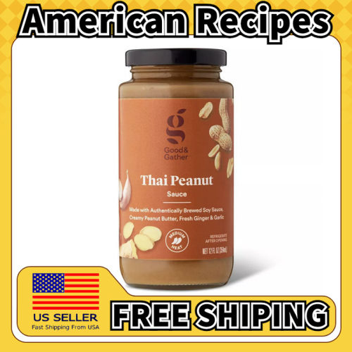 美国直邮Good Gather Thai Peanut Sauce 泰式花生酱 354g