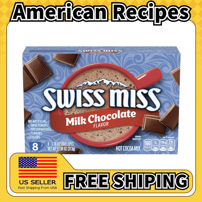 美国直邮Swiss Miss Milk Chocolate Hot Cocoa 热可可巧克力粉