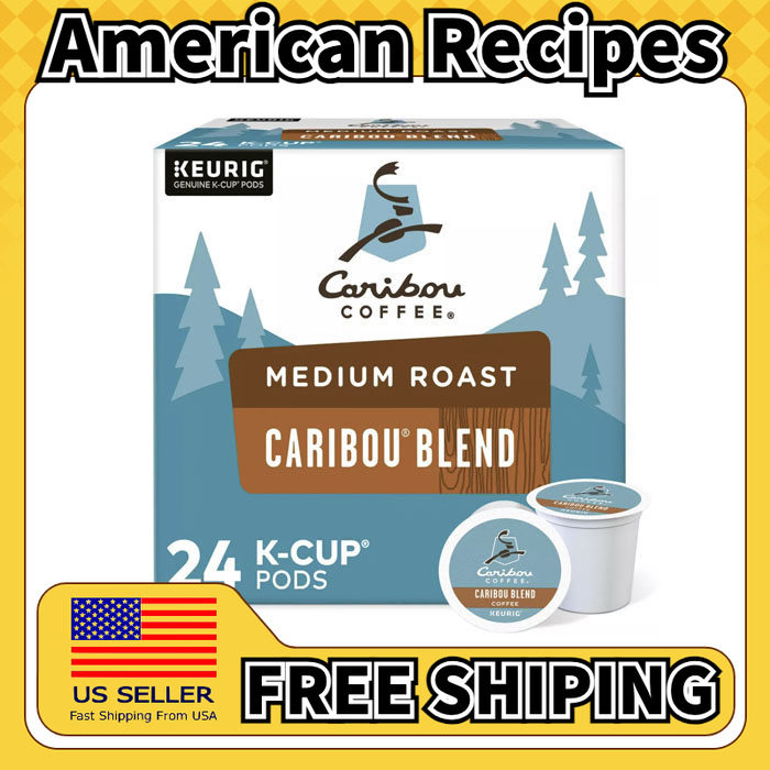 美国直邮Caribou Keurig K-Cup Coffee Pods 烘焙研磨胶囊咖啡24